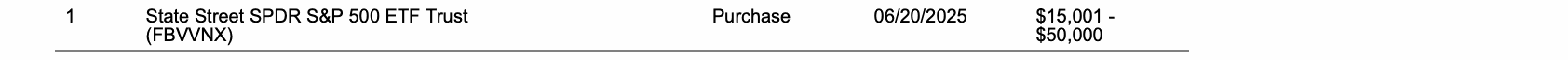 Row 1 of page 5 of the report, as printed