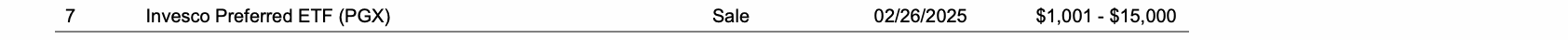 Row 7 of page 11 of the report, as printed