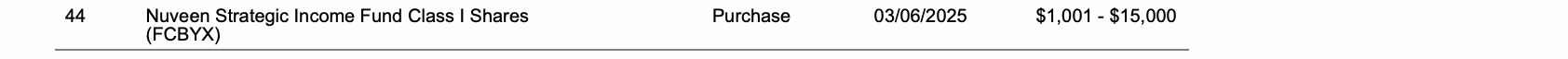 Row 44 of page 13 of the report, as printed